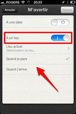 rappels 3 iPhone iOS 5 : créez des alertes associées à des lieux [astuce]