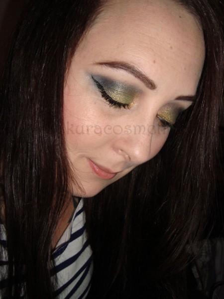 Make up : En vert et bleu