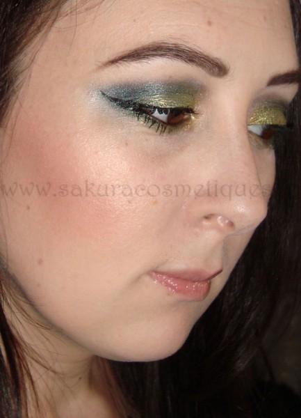 Make up : En vert et bleu