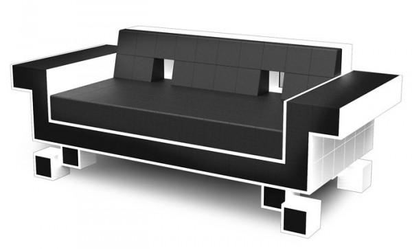 space invaders couch 600x363 Un canapé pour nous, les Geeks