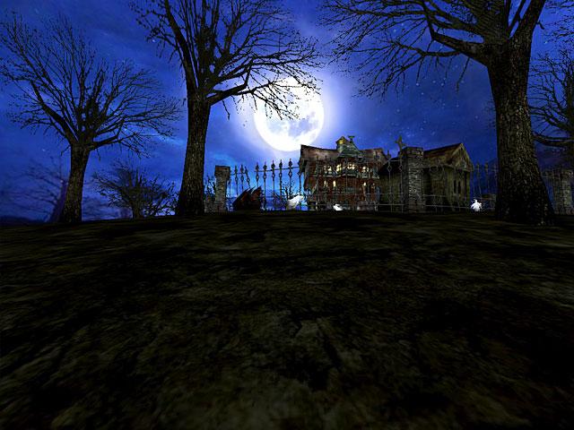 dark forest mansion moon 2 [MJ & PJ] Des images en 3D pour illustrer vos scenar ?