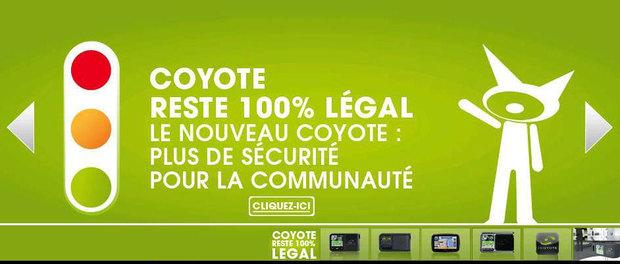 iCoyote lance la première appli sur iPhone, conforme aux avertisseurs de zones dangereuses...