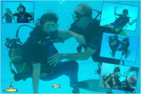 Blog initiation à la plongée sous marine en piscine bapteme sous l'eau
