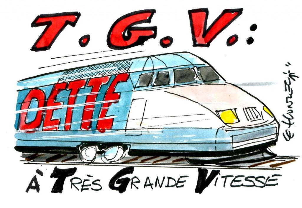Le TGV, en humour