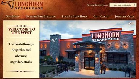 Inspiration site restaurant : LongHorn Steakhouse