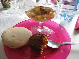 Dessert: Panacotta Vanille et Ananas Caramélisé