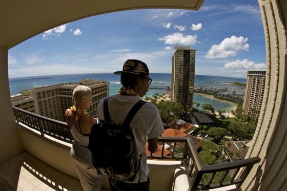 Le couple Amber Rose & Wiz Khalifa à Hawaï