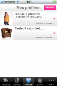 La Redoute sort son application : une belle réussite