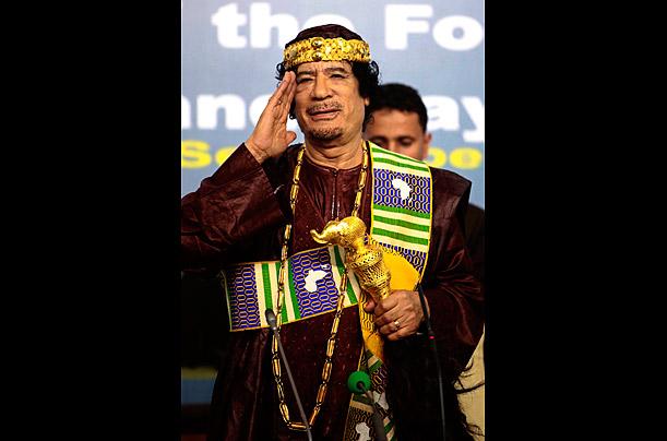David Letterman - Muammar Qaddafi Style Icon