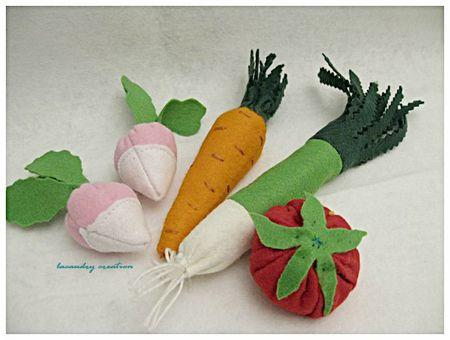 legumes en feutinre fine pack 1 lcb