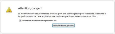 Firefox 7 : Modifier le User Agent manuellement