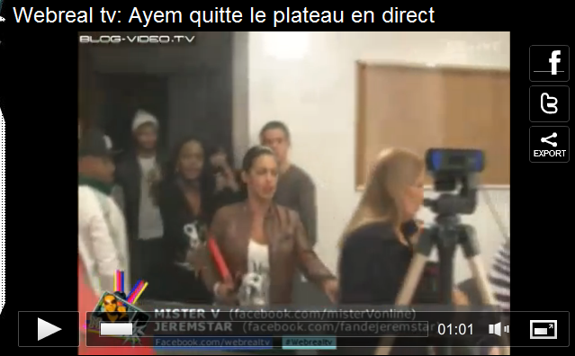 Ayem quitte le plateau de la Webrealtv #ss5 vidéo
