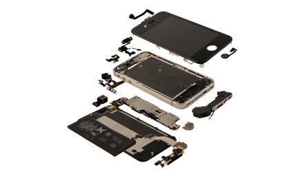 iphone 4S pieces Le coût des pièces de liPhone 4S estimé