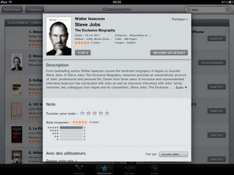 Steve-Jobs-biographie-iBookStore La biographie consacrée à Steve Jobs disponible début novembre en France - Màj dispo