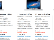 Nouveaux Macbook disponibles l’Apple Store