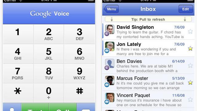 [News]Google Voice: retour dans l’App Store