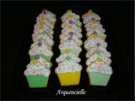 Biscuits anniversaire déco muffin sablés décorés