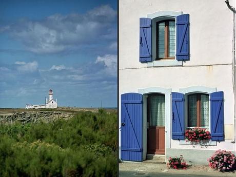 Volets bleus et bleu du ciel, France Belle-île Volets bleus et bleu du ciel, France Belle-île