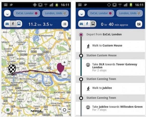 nokia offline maps 580x468 Mode offline pour Nokia Maps sous Android et iOS