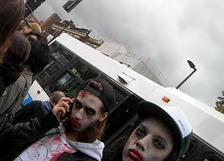 Zombies frais dans les rues de Montréal