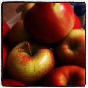 Des pommes...