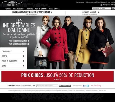New Look ouvre son e-shop… en retard !