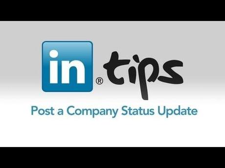 0 Linkedin: les entreprises peuvent publier des mises à jour de statut