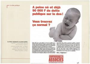 bebe dette contribuables associes