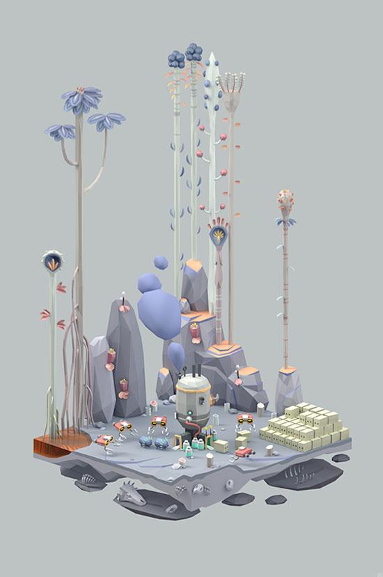 L’art polygonal de Erwin Kho