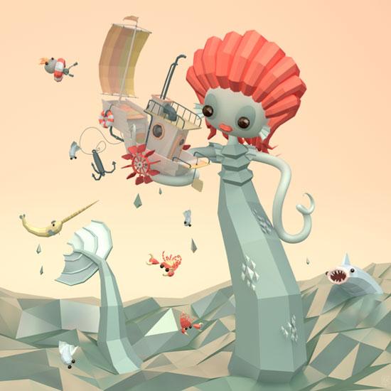 L’art polygonal de Erwin Kho