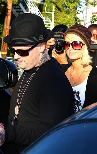 Paris Hilton et son nouveau copain, Benji Madden, en train de roucouler à LA