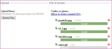 Un upload multi fichiers en php