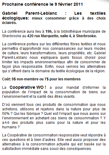 Où se procurer du textile écologique?