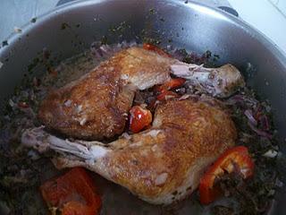 Poulet piri-piri (piment oiseau) et sa purée à la feta (recette sans four)