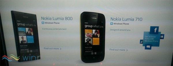 gsmarena 001 1 Nokia Lumia 710 et Nokia Lumia 800 annoncés ?