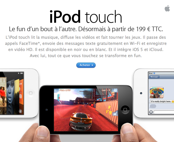 2011 10 26 15.14.10 Le nouvel iPod Touch pour 199 euros