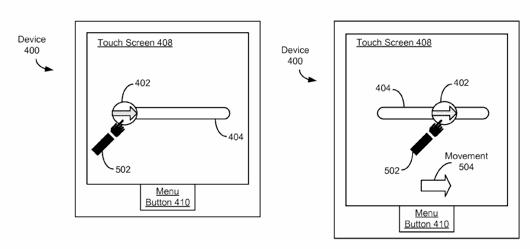 slide unlock Le Slide to Unlock breveté par Apple