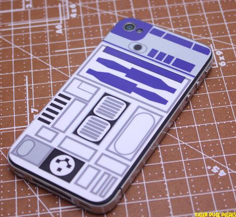 iphone R2 D2 LiPhone se grime en R2 D2