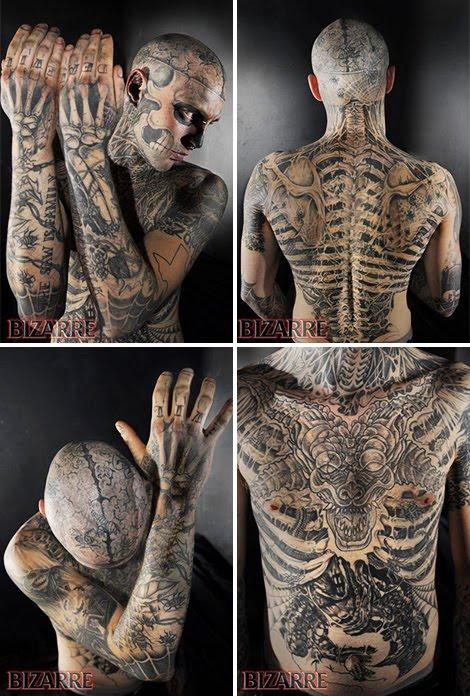 L'homme le plus tatoué au monde : Zombie boy