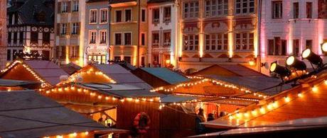 Marché de Noël de Mulhouse, crédits photos Office de Tourisme de Mulhouse Les Plus Beaux Marchés de Noël d’Alsace de 2011