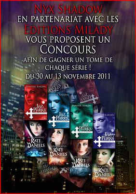 [Concours] - Kate Daniels et Jaz Parks de retour chez Milady !!