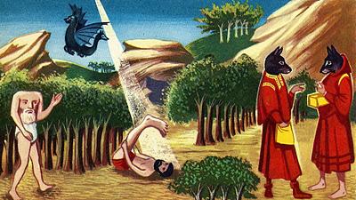 Le monde au moyen age. Il existe des contrées ou vivent des êtres fabuleux.