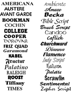 Tattoo Fonts Style