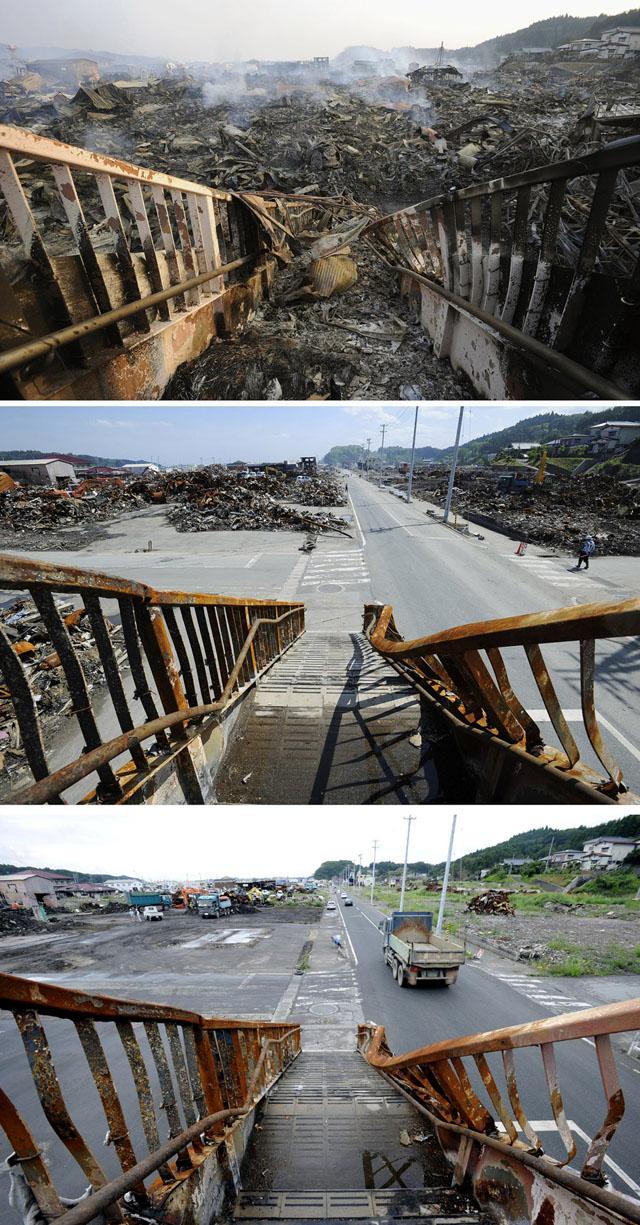 Before and After Photos of 2011 Japan Earthquake and Tsunami Destruction