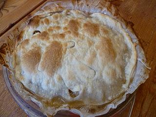 Tourte poires et noix