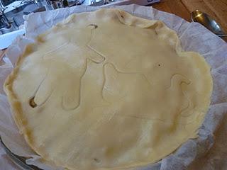 Tourte poires et noix