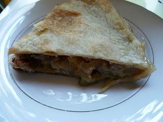 Tourte poires et noix