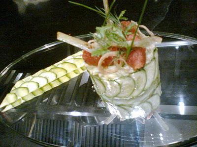 Timbale d'araignée de courgette (ou guacamole)