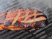 Magret canard sauce Worcestershire barbecue