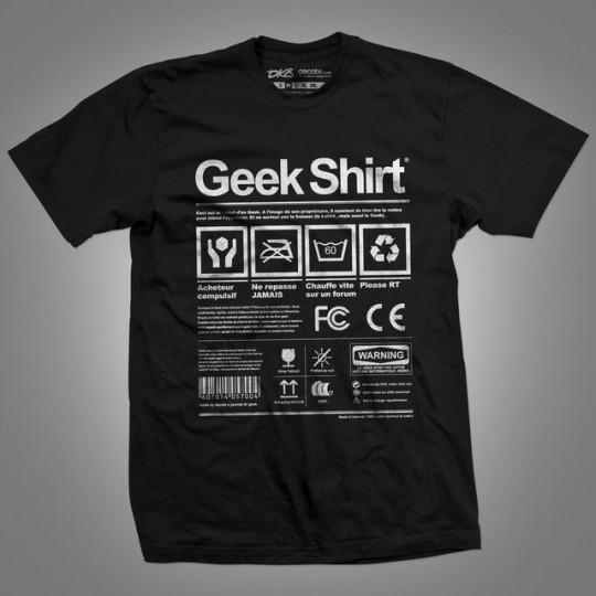 geekshirt640 540x5401 Les T shirts de la Geeks Live en vente maintenant sur Decate !